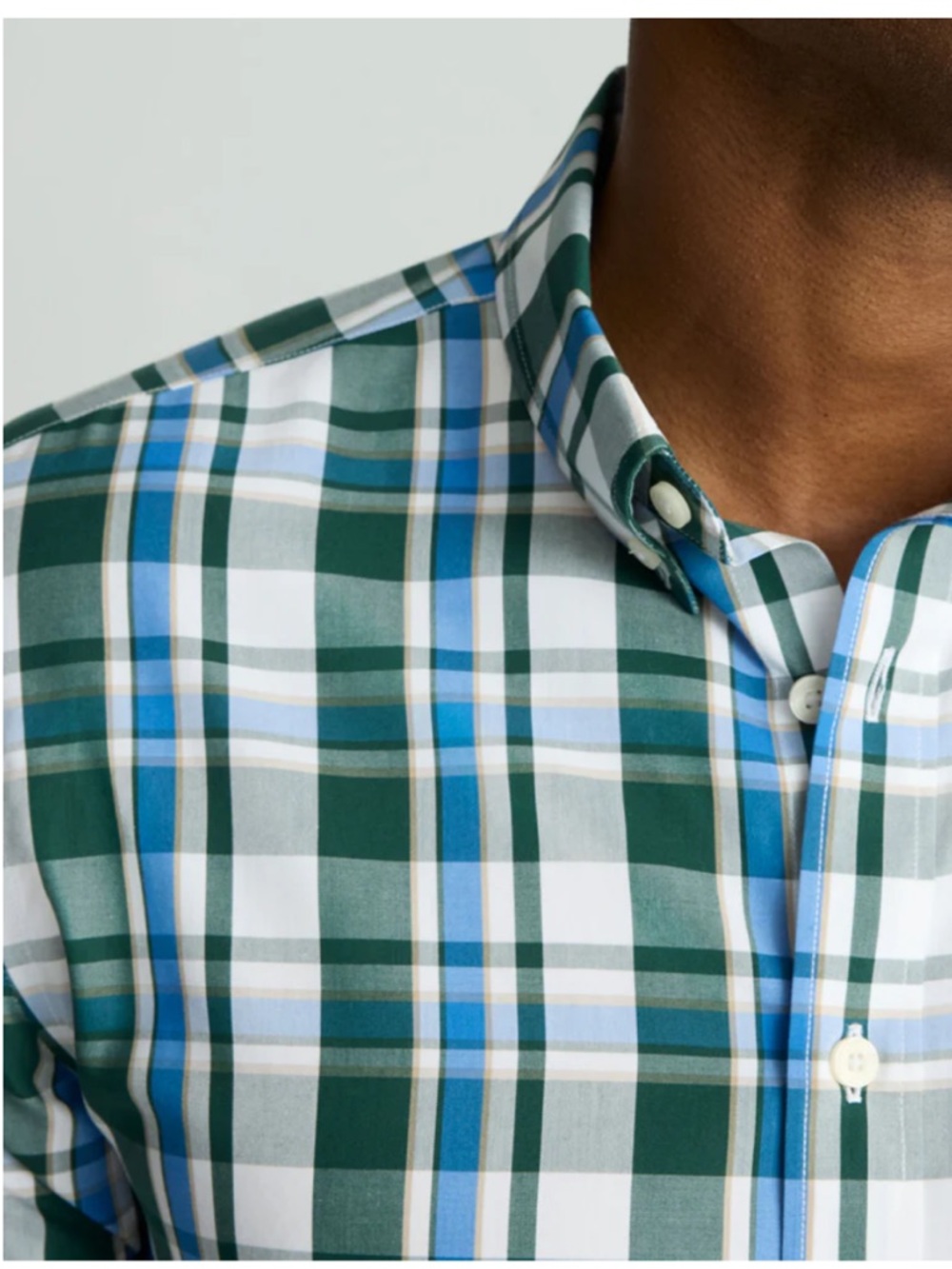 UNTUCKit New Caldwell Wrinkles-Free Plaid Button-Down Regular Fit Shirt Sz XL